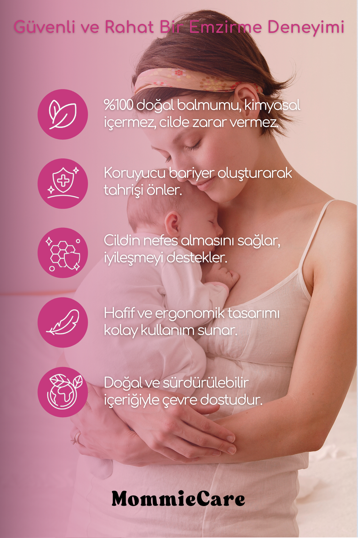 Balmumu Göğüs Ucu Koruyucu Kapak