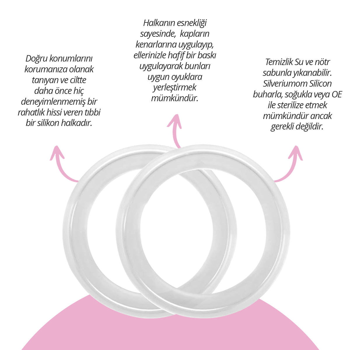 Gümüş Kaplama Göğüs Ucu Koruyucu Kapak